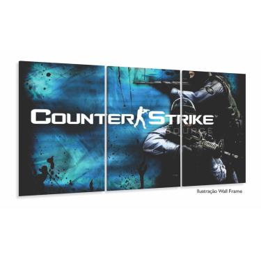 Imagem de Quadro Decorativo Counter Strike 120x60 em tecido