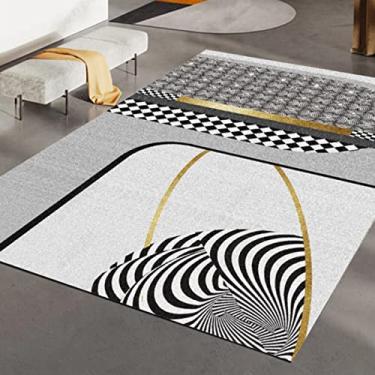 Imagem de Tapetes de área grande para decoração de interiores para meninos e meninas, quarto de crianças, tapete de chão antiderrapante de fibra de poliéster, tapete de ioga, sofá de veludo de cristal sem pelos para sala de estar