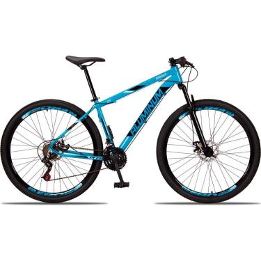Imagem de Bicicleta 29 Aluminum Raider 21 Marchas Freio a Disco com Suspensão
