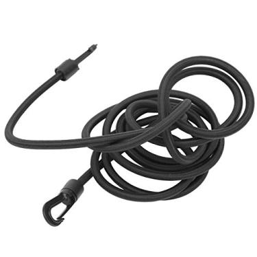 Imagem de VGEBY Corda elástica de caiaque, corda elástica de canoa de látex acessório de barco leve com ganchos 6 mm x 2,5 m suprimentos de remo