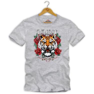 Imagem de 011Masc Camiseta 100 Algodão Tigre - Chromatex