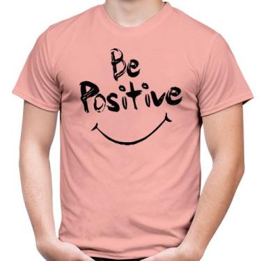 Imagem de Camiseta Masculina Evangélica Be Positive - 100% Algodão - Atelier Do