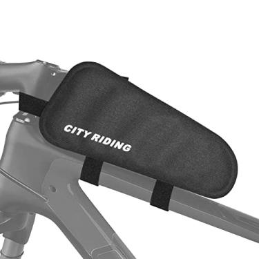 Imagem de Tingpai Bolsa Triângulo pa bicicleta Bolsa com ar o de bicicleta Bolsa pa tubo de ciclismo à prova d'água