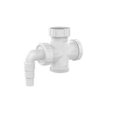 Imagem de CONEXAO ADAPTADOR PARA MAQUINA DE LAVAR ROUPA E LAVA-LOUCA 4 SAÍDAS BLUKIT