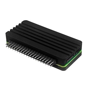 Imagem de TECKEEN Capa protetora de liga de alumínio com agulha de 40 pinos para Raspberry Pi Zero 2 W