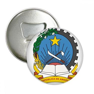 Imagem de Emblema nacional Luanda Angola abridor de garrafas ímã de geladeira emblema multifuncional