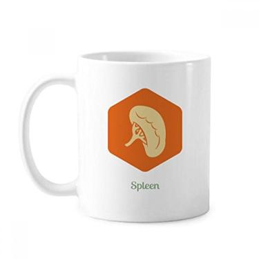 Imagem de Corpo interno Órgãos Caneca de baço cerâmica xícara de porcelana de café louça