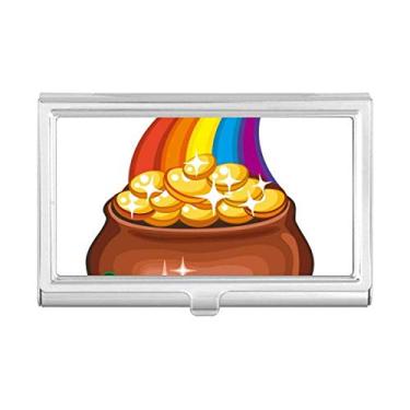 Imagem de Clover Shine Carteira de bolso com porta-cartões arco-íris Irlanda Dia de São Patrício