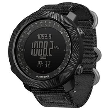 Imagem de Domary Relógio esportivo digital masculino ao ar livre com bússola barômetro altímetro relógio de pulso com pedômetro à prova d'água 50M
