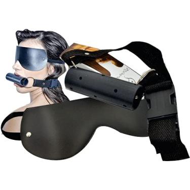 Imagem de Mordaça Bastão com Furos que Potencializa a Ofegação e Máscara.inNamorata