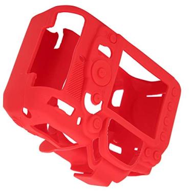 Imagem de Capa protetora d7000 para d7000, outros acessórios de câmera, capa protetora de silicone, compatível com acessórios de câmera D7000, preto (vermelho)