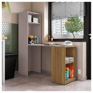 Imagem de Armário Multiuso Para Lavanderia Mult Max Cinza Caemmun