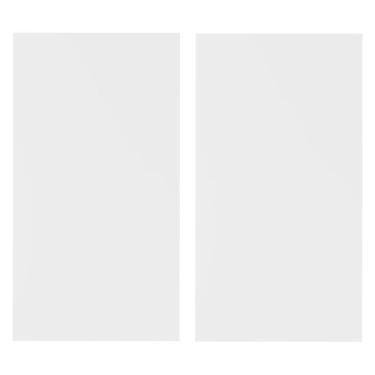Imagem de Espelho Decorativo de Vidro Retangular 40 x 20 cm Lapidado/Polido - Kit com 2 peças Mul...