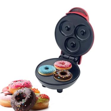 Imagem de Máquina de Mini Donuts Rosquinhas Cozinha Antiaderente Confeitaria Culinária Sobremesa Crianças Biscoito