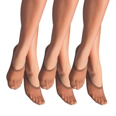 Imagem de Kit 6 Pares Meia Feminina Sapatilha Fio 40