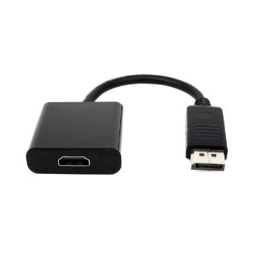 Imagem de Adaptador MD9 Displayport (M) x HDMI (F) - Preto