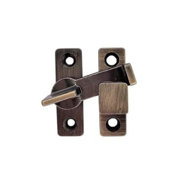 Imagem de Trinco Bico Virado Tranqueta Porta E Janela De Correr E Abrir Antique - União Mundial