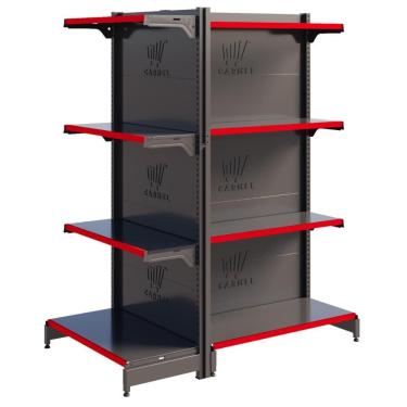 Imagem de Gôndola Expositora Fit Centro 1 Ponta 1 Inicial 1,37m Supermercado E Farmácia Amapá