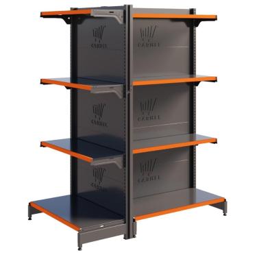 Imagem de Gôndola Expositora Fit Centro 1 Ponta 1 Inicial 1,37m Supermercado E Farmácia Amapá