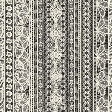 Imagem de Papel de Parede Martha Medeiros Aspecto Têxtil Preto AI5030