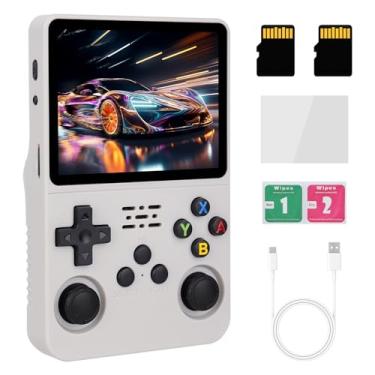 Imagem de R36S Handheld Game Console 3.5 inch IPS Screen Linux System, 15000+ Classic Games Retro Video Game Console