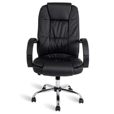 Imagem de Cadeira de Escritório, Presidente, Healer, Johnson, Giratória - Preta