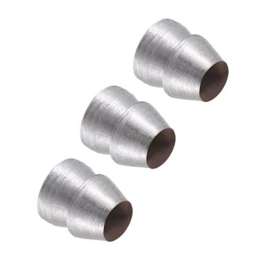 Imagem de CoCud Cunhas de alça redonda, diâmetro de 11 mm, kit de metal de aço carbono, cabo de martelo evita divisão de cunha - (Aplicações: para martelo de garra de machado), 3 peças