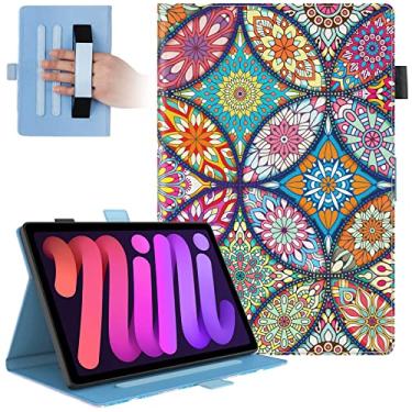 Imagem de Dteck Capa para iPad Mini 6 (2021) - Capa protetora magnética de couro PU com [ativação automática de hibernar/suporte de visualização ajustável] para Apple iPad Mini (6ª geração) 8,3 polegadas