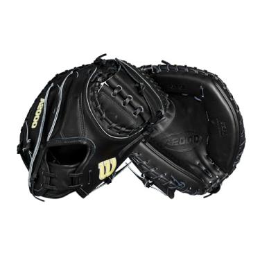 Imagem de Wilson Luva de apanhador de beisebol 2024 Baseball Classics Series A2000 M23 85.1 cm - arremesso para a mão direita, preto/amarelo