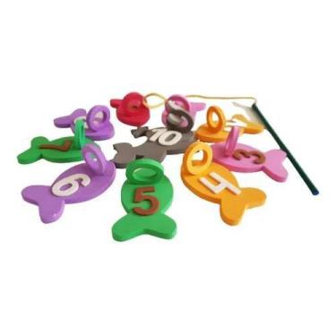 Imagem de Alfabetização Pescaria De Números Em Eva Material Didático - Criativa 