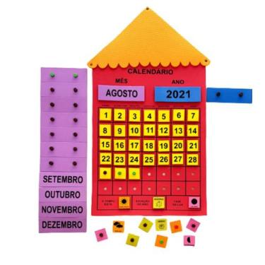 Imagem de Chamada e Calendário Painel Para Decoração Escolar - Criativa Materiai