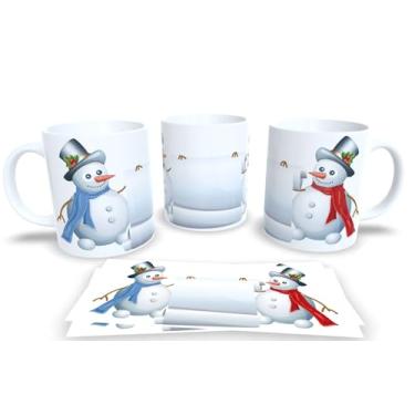 Imagem de Canecas de Porcelana Branca Personalizadas Natal 9 (Mod.171)