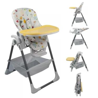 Imagem de CADEIRA DE ALIMENTAÇÃO BEBE BELLE PINEAPPLE/AMARELO,PREMIUM BABY