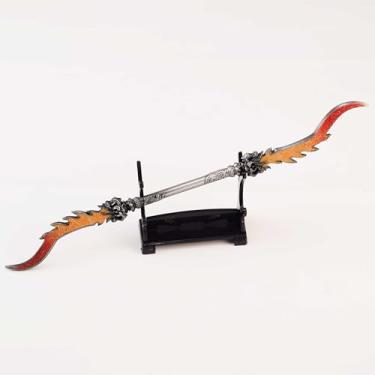 Imagem de Superbuybox Mito negro: Wu Kong Guangzhi's Weapon Red Tides Lâminas de lança decoração de quarto mesa coleção de jogos mochila pingente presente