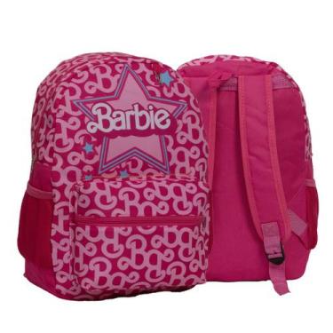 Imagem de Bolsa Mochila Infantil Feminina Barbie Rosa Criança Grande - TOYS 2U
