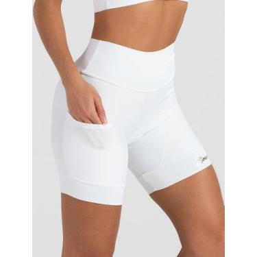 Imagem de Bermuda Para Ciclismo Feminina Branca Golden Savancini (2305), PP