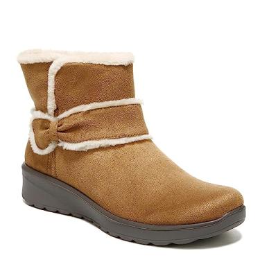 Imagem de BZees Bota feminina Glaze Ankle Boot, Marrom caramelo, 5.5