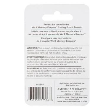 Imagem de Refil de Lâmina para Bases Mini Alfabeto e Tags We R- 2 Unidades