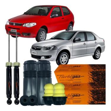 Imagem de Par Amortecedor Traseiro Coifa Batente Fiat Palio Siena - COFAP