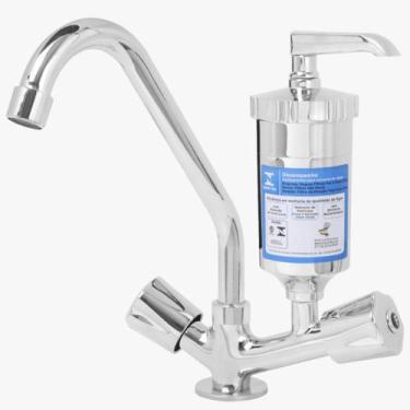 Imagem de Torneira Filtro Cozinha Bica Móvel C50 Mesa Bancada - Fonte Metais