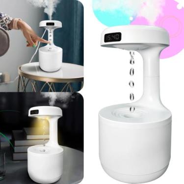 Imagem de Umidificador de ar  antigravidade gotas de água - Bmax, Branco