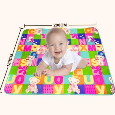 Imagem de Tapete Infantil Dupla Face Floresta Encantada - evamax