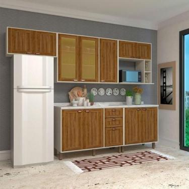 Imagem de Cozinha Modulada 5 Peças Tampo Sofia Pátina Ff Moscatto Ff - LUCIANE M