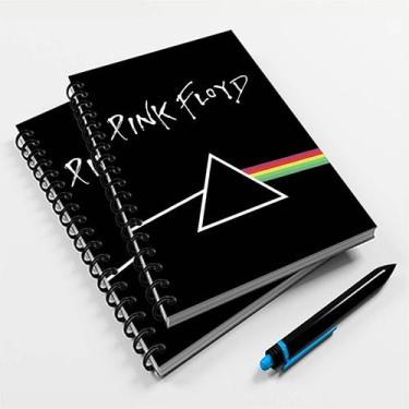 Imagem de Caderno Universitário 96 Fls Rock Pink Flody Mod. 02 - Premium