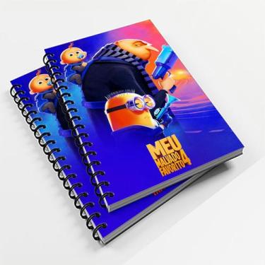 Imagem de Caderno Universitário 10 Mat Pers. Meu Malvado Favorito 4 - Premium 