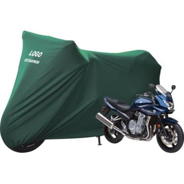 Imagem de Capa De Tecido Helanca Moto Suzuki Bandit 1250s Sob Medida - Mz, Verde