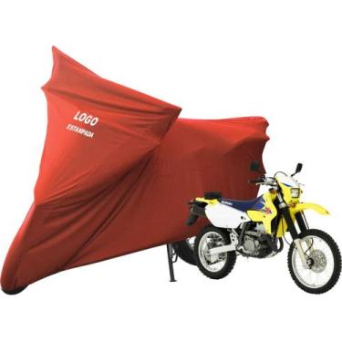 Imagem de Capa De Tecido Para Cobrir Moto Suzuki DR Z 400 - Mz, Vermelha