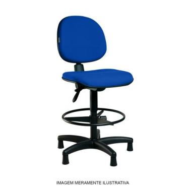 Imagem de Cadeira Caixa Executiva com Back System para Escritório em JSerrano Az