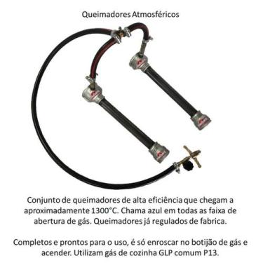 Imagem de Forja A Gás Para Cutelaria E Têmpera De Metais 1300ºc - Mellters Máqui