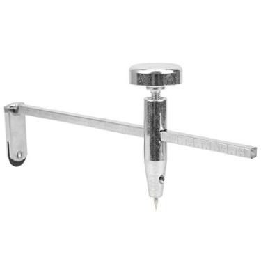 Imagem de Eixo Cortador de Furo Circular para pivô para Placa de Gesso de Drywall Faca Redonda de Aço para Parede Seca Ferramenta de Perfuração de Furo Circular Furador Serra de Furo